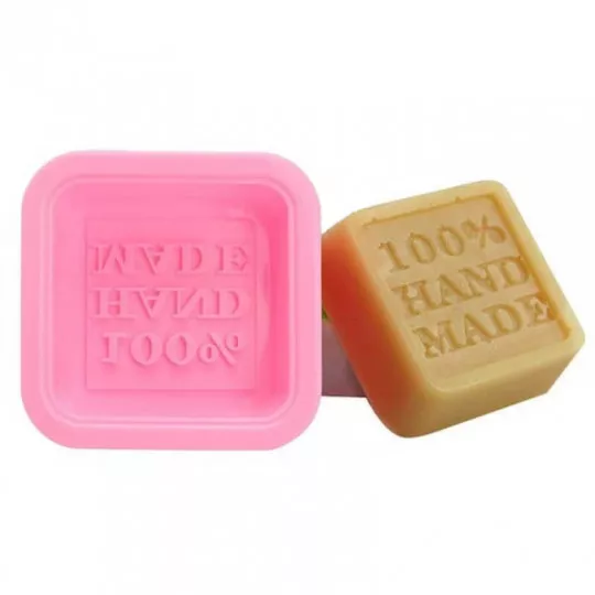 square silicone soap mold