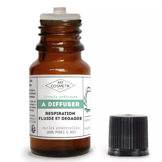 Formule précieuse à diffuser : Respiration fluide et dégagée