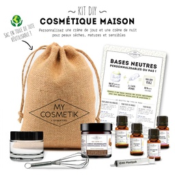 [K1571] Kit de cremes diurnos e noturnos para personalizar (ou não!) para peles secas, maduras e sensíveis