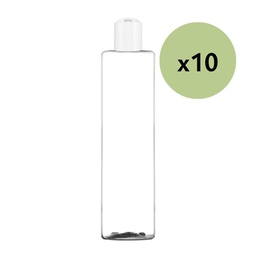 [RS668] 10 empty 250 ml bottles with service cap